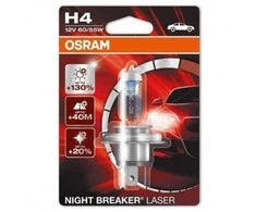 OSRAM Automobilinė lemputė NIGHT BREAKER LASER H4 60/55W 12V P43T, 1vnt