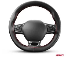 Amio Vairo užvalkalas su adata ir siūlais 38–39 cm - juoda / raudonos siūlės