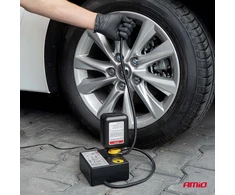 Padangų remonto komplektas su kompresoriumi 19 mm 12 V amio-04929