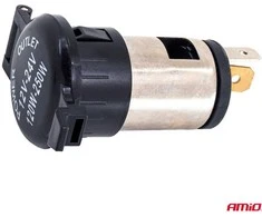 Papildomas maitinimo lizdas su dangteliu 250W 12V/24V, AMIO-04434