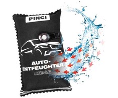 PINGI Car Dehumidifier MEGA, daugkartinis drėgmės sugėriklis, 1kg