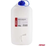 Plastikinis vandens bakas su čiaupu 15L AMIO-03203