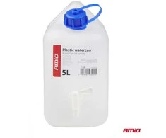Plastikinis vandens bakas su čiaupu 5L AMIO-03201