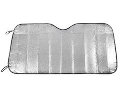 Priekinio stiklo apsauga 145x70 cm, sidabrinė, PE burbulinė AMIO-01532