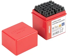 Raidžių ir skaičių žymeklių rinkinys, 6 mm, 36 vnt., AMIO-04935