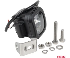 Saugos zonos šviestuvas šakiniams krautuvams, raudona šviesa, 10W 10–80V IP6K9K AMIO-04868