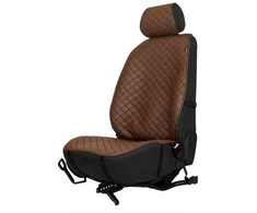Sėdynės užvalkalas EVAtech ECO PRO, 1 vnt. - ruda / rudi kraštai / rudos siūlės