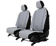 Sėdynių užvalkalai EVAtech ECO Max, 2 vnt. - pilka / pilki kraštai / pilkos siūlės