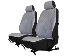 Sėdynių užvalkalai EVAtech ECO PRO, 2 vnt. - pilka / pilki kraštai / pilkos siūlės