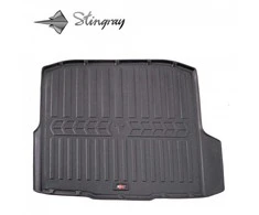 Stingray Guminis bagažinės kilimėlis SKODA Octavia III A7 2013-2020m. (Universal with niches)
