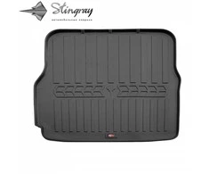 Stingray Guminis bagažinės kilimėlis TESLA Model X nuo 2015m. 4 or 5 seats, only first two rows (rear trunk)