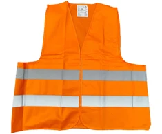 Šviesą atspindinti apsauginė liemenė HYS001-0, oranžinė