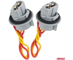 T20 LED lemputės lizdas 12V W21W, WY21W, W3x16d, 7440, 2 vnt. AMIO-04833
