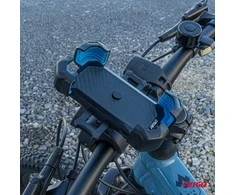 Telefono laikiklis dviračiui/motociklui/paspirtukui, pasukamas 360° AMIO-04146
