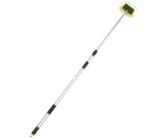 Teleskopinis šepetys su vandens jungtimi 4D, 140-250 cm