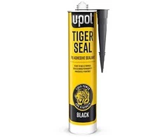 U Pol Tiger Seal PU Adhesive &amp; Sealant Juodas, hermetikas, juodas, 310 ml