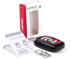 Universalus automobilio pultelis (raktas) su 4 mygtukais AMIO-03143