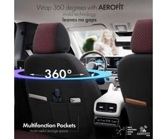 Amio Universalūs sėdynių užvalkalai OTOM, SPORT PLUS - vyšninė
