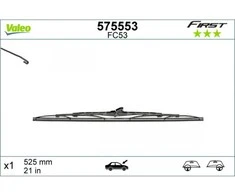 Valytuvas Valeo First VF53, 525 mm
