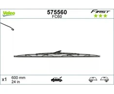 Valytuvas Valeo First VF60, 600 mm