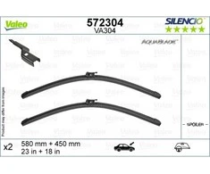Valytuvų komplektas Valeo Aquablade VA304, 580/450 mm