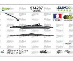 Valytuvai Valeo Silencio 550/410mm