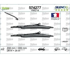 Valytuvai Valeo Silencio 650/650mm