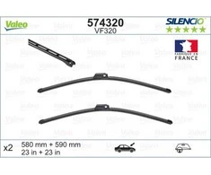 Valytuvai Valeo Silencio Xtrm 590/580mm