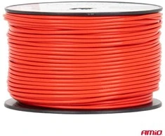 Viengyslis CCA kabelis, raudonas, 1x1mm² 100m 5A 12/230V AMIO-04451