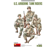 1/35 plastikinis surenkamas modelis „U.S. Airborne Tank Riders“ su lipdukais Miniart