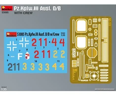 1/35 Pz.Kpfw. III Ausf. D/B plastikinis tanko modelis su įgula Miniart