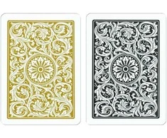 1546 Elite Poker size - Jumbo index žaidimo kortos dviguba kaladė (auksinės ir juodos) Copag