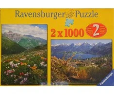 2 x 1000 Nature Puzzles - RAVENSBURGER dėlionė