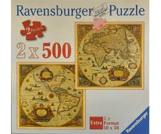 2 x 500 Dog &amp; Cat Puzzles - RAVENSBURGER dėlionė