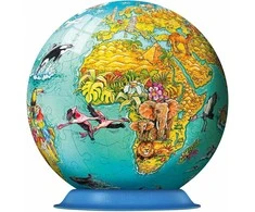 3D Globe For Children 108 - RAVENSBURGER dėlionė
