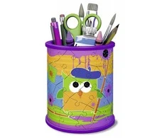 54pcs. 3D Puzzle Pieštukas Case Owls - RAVENSBURGER dėlionė
