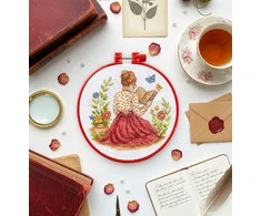 Abris Art Cross stitch kit "Unfinished story" 15 х 15 cm AAHM-092