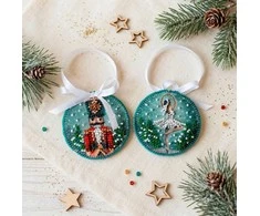 Abris Art Dekoravimo rinkinys „Žiemos nakties baletas“ 13,2×6,6 cm AABT-067