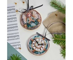 Abris Art Kalėdinis dekoravimo rinkinys „Žiemos pasaka“ 13,2x6,6 cm AABT-032