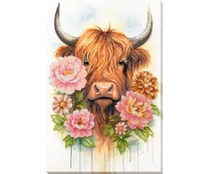 Abris Art Karoliukų siuvinėjimo rinkinys „Highland Belle“ 26x39 cm AAB-965