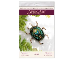 Abris Art Karoliukų siuvinėjimo rinkinys Mau-sit-sit, 4,8×6,5 cm, 20 spalvų