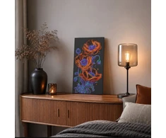 Abris Art Karoliukų siuvinėjimo rinkinys „Neoninės aguonos“ 26×53 cm, Preciosa karoliukai