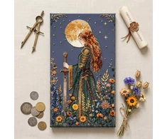 Abris Art Karoliukų siuvinėjimo rinkinys „Mėnulio mergelė“ 16x28 cm