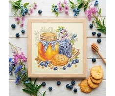 Abris Art Kryželiu siuvinėjimo rinkinys „Vasariškas skonis“ 19x19 cm AAH-311