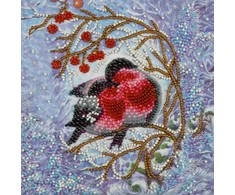 Abris Art Mini karoliukų siuvinėjimo rinkinys „Šiluma kartu“ 15x15 cm AAM-183