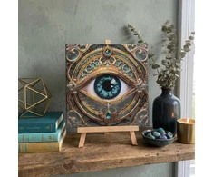 Abris Art Mini karoliukų siuvinėjimo rinkinys „Žvilgsnio alchemija“ 15x15 cm