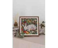 Abris Art Siuvinėjimo kryželiu rinkinys „Karšta diena“, 20x20 cm, 18 ct, 31 spalva