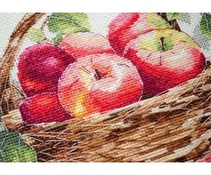Abris Art Siuvinėjimo kryželiu rinkinys „Obuolių gausa“ 23x22 cm AAH-250