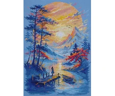 Abris Art Siuvinėjimo kryželiu rinkinys „Vidinė ramybė“ 27 x 38 cm