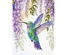 Abris Art Siuvinėjimo kryželiu rinkinys „Kolibrio skrydis“ 25x30 cm